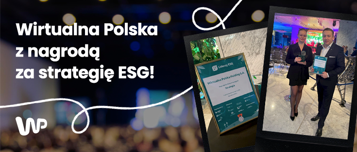 Wirtualna Polska Holding z prestiżową nagrodą Lidera ESG
